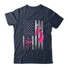 American Flag Pink Ribbon Breast Cancer Awareness Women Men Shirt & Hoodie | siriusteestore