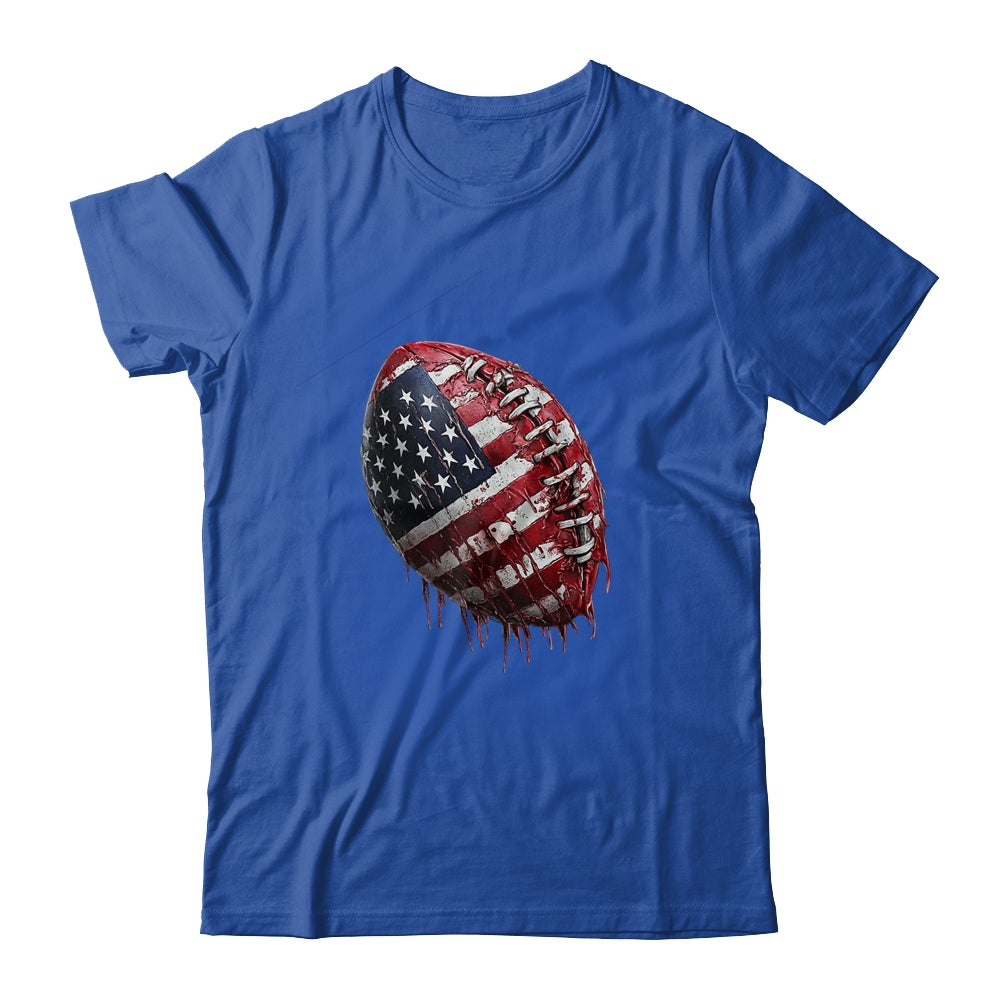 American Football Usa Flag Design Football Lover Men Women Shirt & Hoodie | siriusteestore