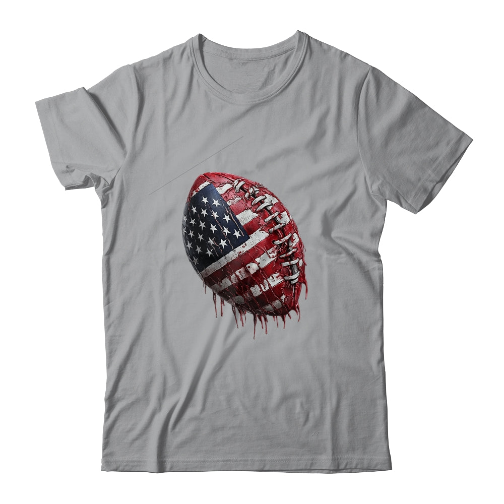 American Football Usa Flag Design Football Lover Men Women Shirt & Hoodie | siriusteestore