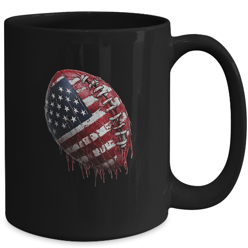 American Football Usa Flag Design Football Lover Men Women Mug | siriusteestore