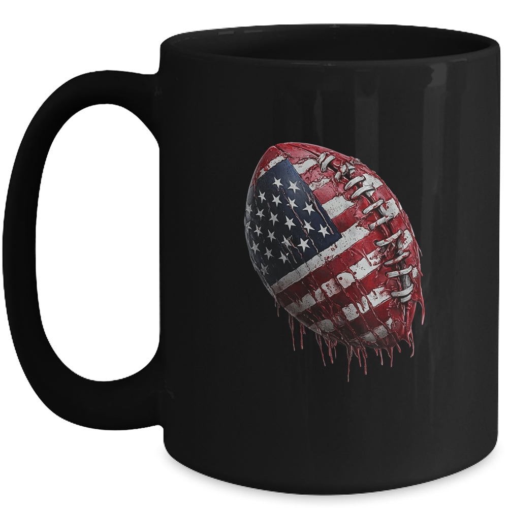 American Football Usa Flag Design Football Lover Men Women Mug | siriusteestore