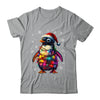 Animal Design Penguin Christmas Light Penguin Satan Hat Shirt & Sweatshirt | siriusteestore