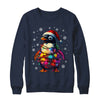 Animal Design Penguin Christmas Light Penguin Satan Hat Shirt & Sweatshirt | siriusteestore