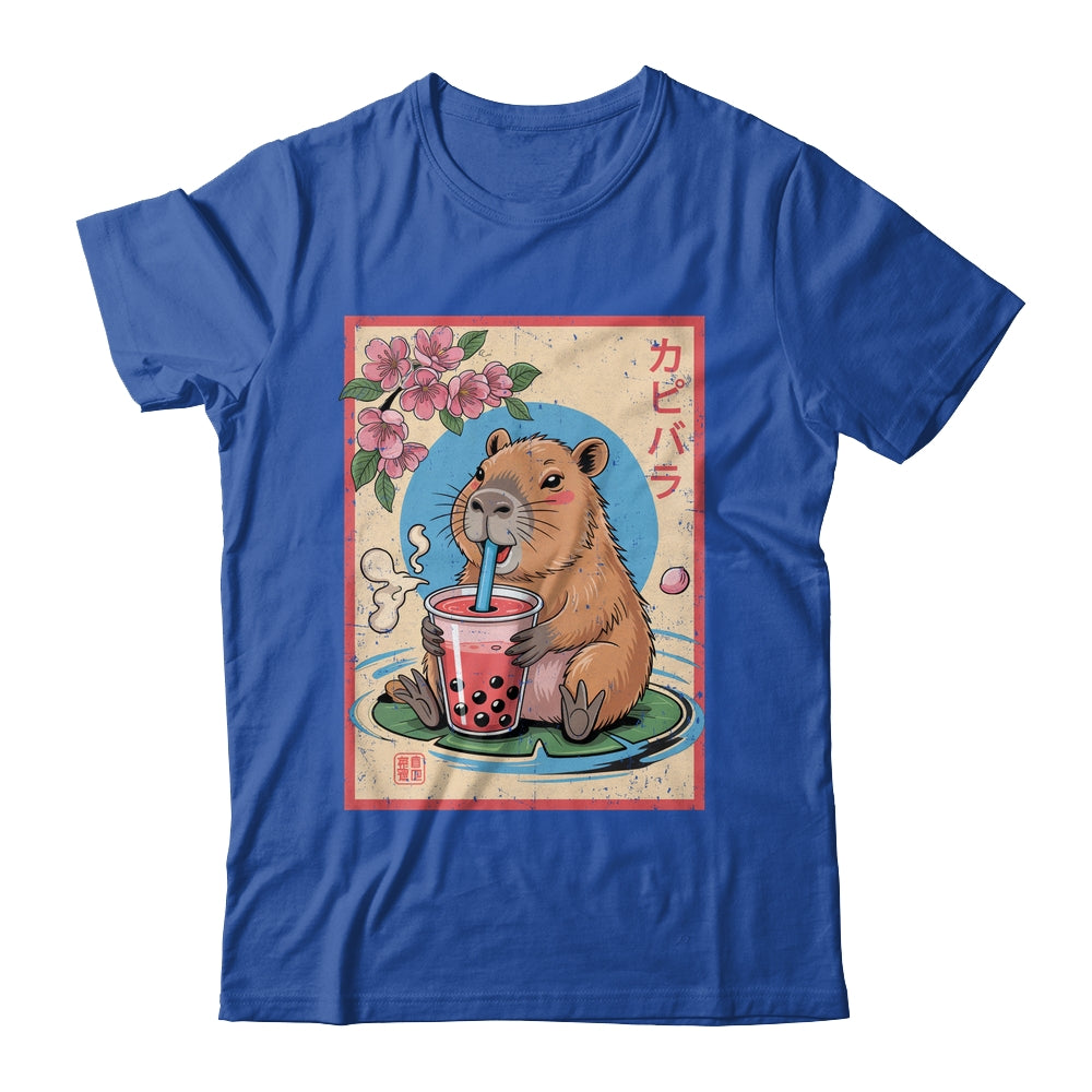 Anime Capybara Graphic Tees Kawaii Japanese Vintage Capybara Shirt & Tank Top | siriusteestore