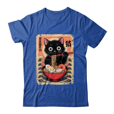 Anime Cat Ramen Japanese Funny Graphic Kawaii Cat Anime Shirt & Tank Top | siriusteestore
