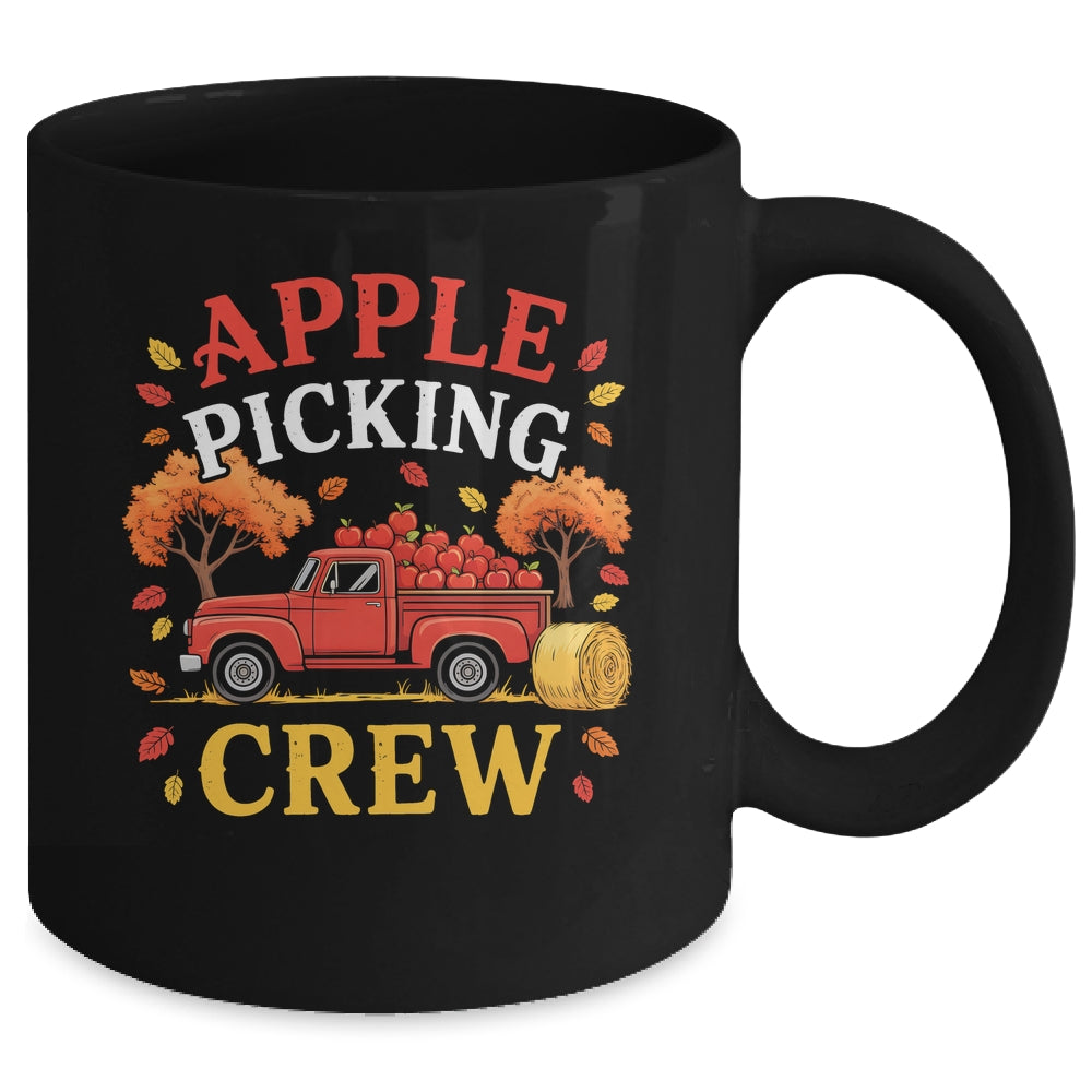 Apple Picking Crew Autumn Fall Orchard Season Funny Mug | siriusteestore