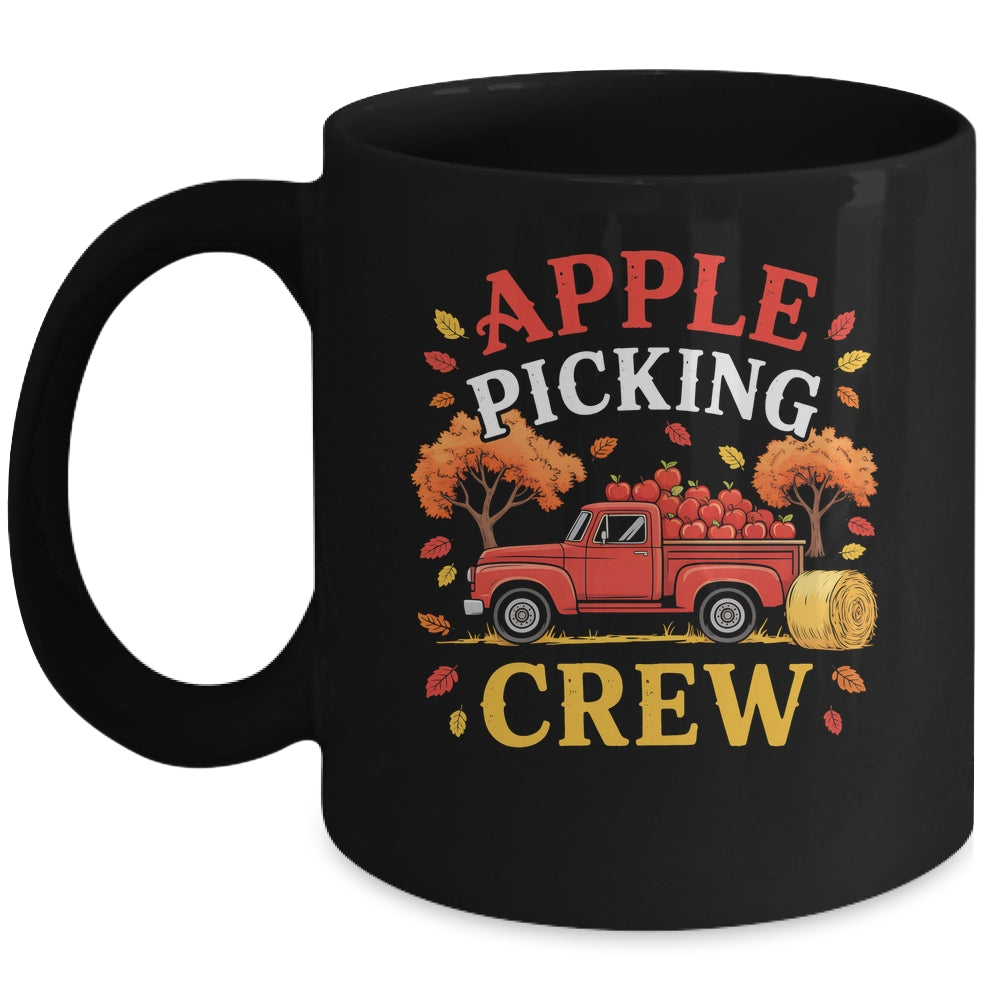 Apple Picking Crew Autumn Fall Orchard Season Funny Mug | siriusteestore