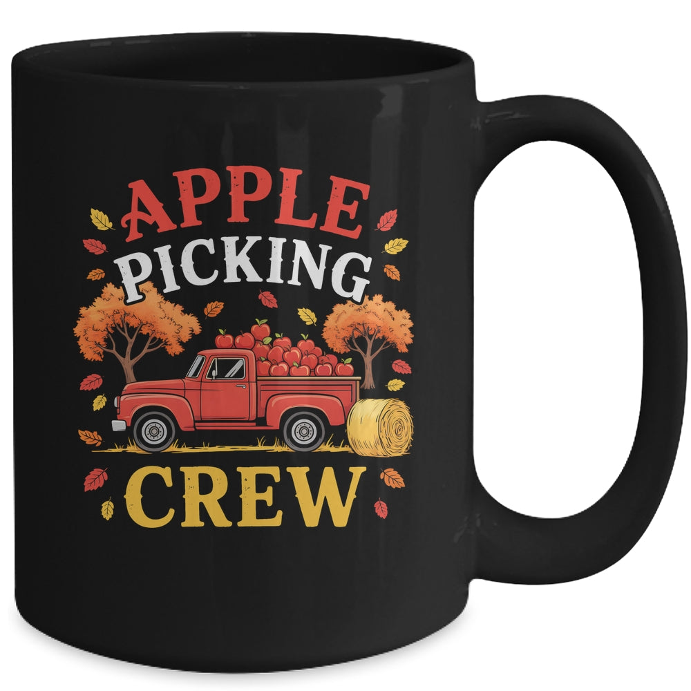 Apple Picking Crew Autumn Fall Orchard Season Funny Mug | siriusteestore
