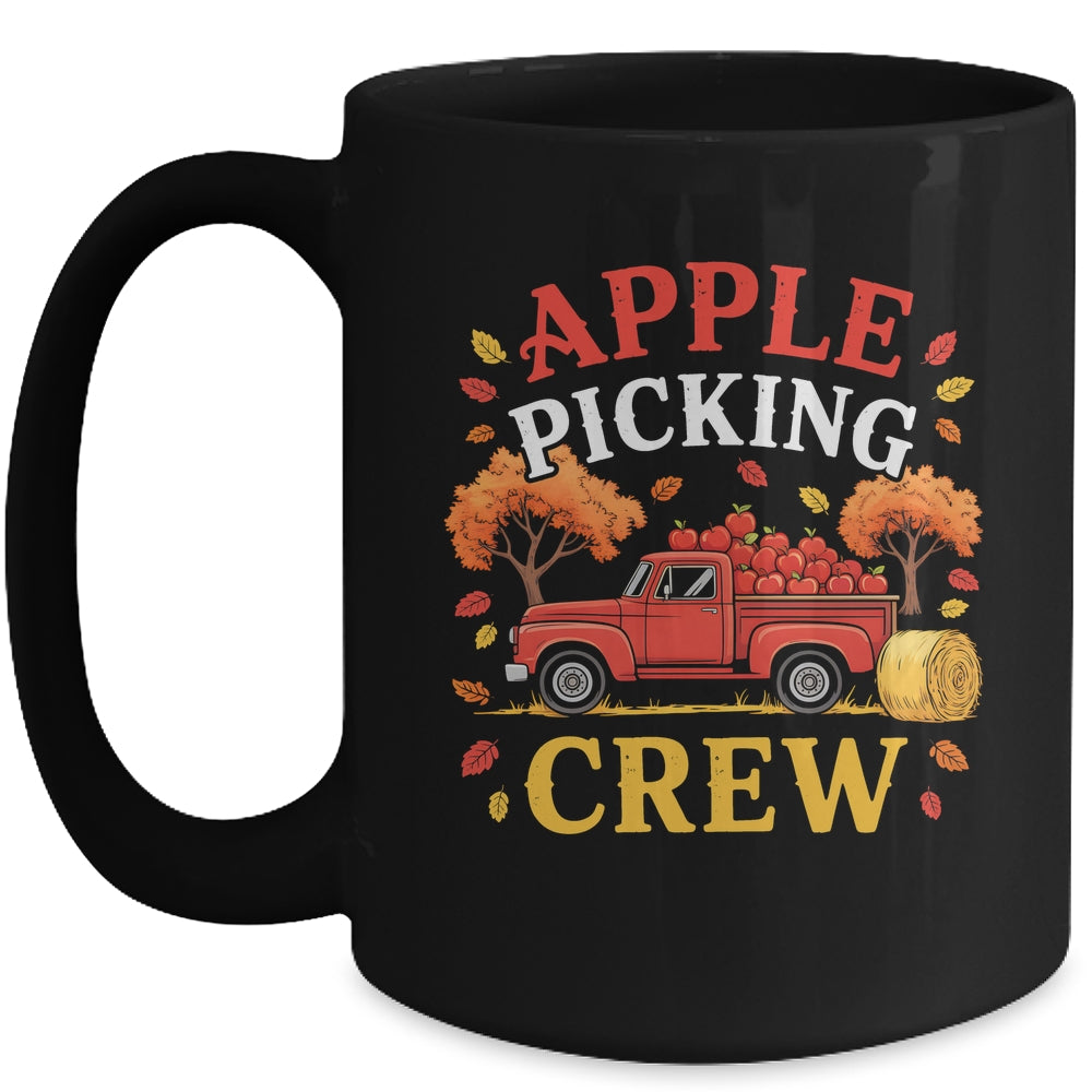 Apple Picking Crew Autumn Fall Orchard Season Funny Mug | siriusteestore