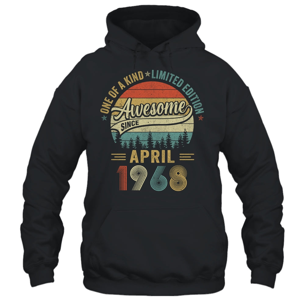 April 1968 Vintage 55 Years Old Retro 55th Birthday Shirt & Hoodie | siriusteestore