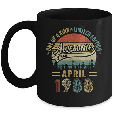 April 1988 Vintage 35 Years Old Retro 35th Birthday Mug | siriusteestore