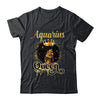 Aquarius Queen Birthday Afro Girls Black Zodiac Birthday Shirt & Tank Top | siriusteestore