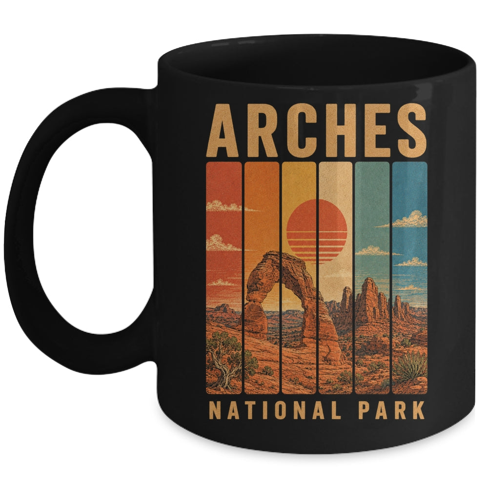 Arches National Park Utah Usa Outdoor Vintage Hiking Mug | siriusteestore