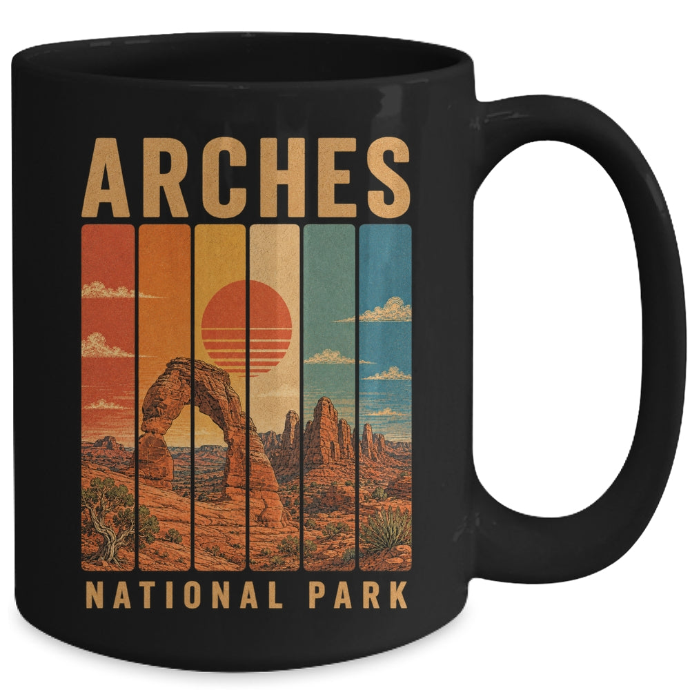 Arches National Park Utah Usa Outdoor Vintage Hiking Mug | siriusteestore