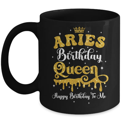 Aries Birthday Queen Happy Birthday To Me Women Mug | siriusteestore