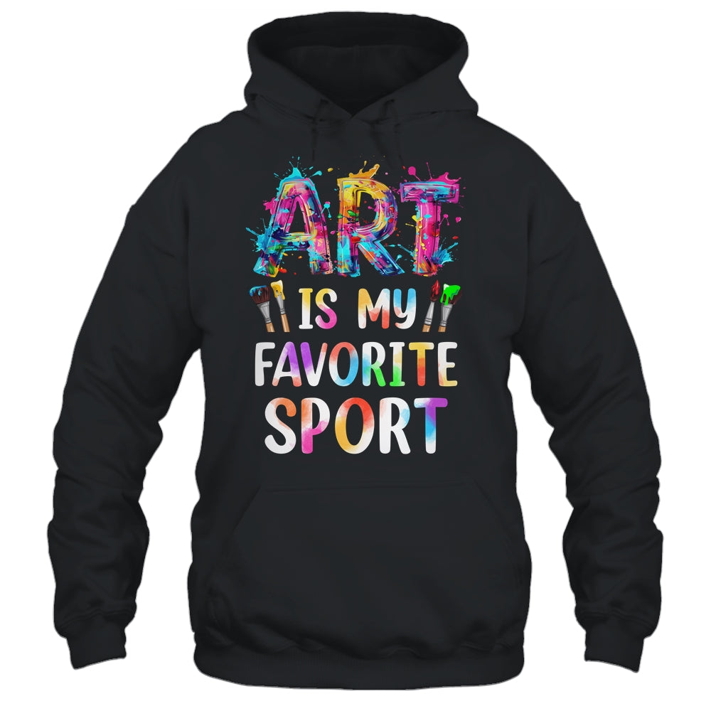 Art Is My Favorite Sport Men Women Artist Painter Teacher Shirt & Tank Top | siriusteestore