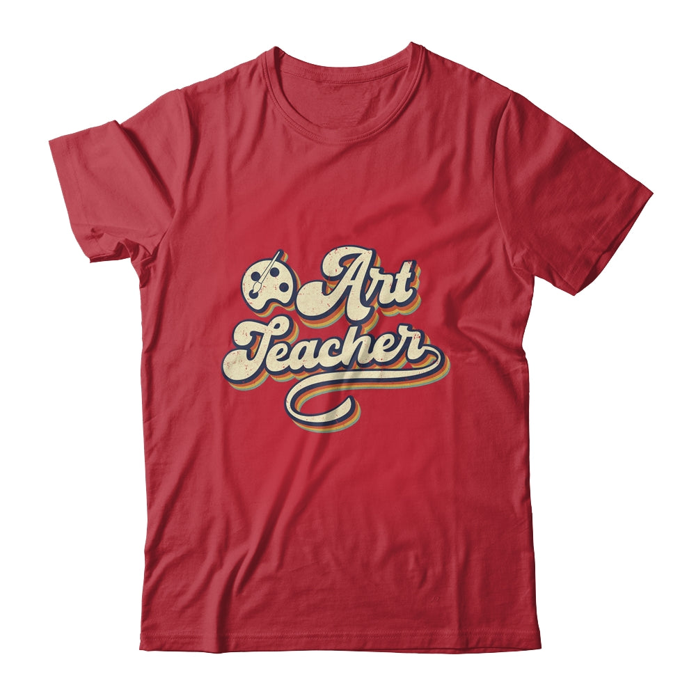 Art Teacher Hooray It's Art Day Hello Back To School Vintage Shirt & Hoodie | siriusteestore