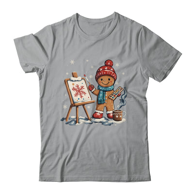 Artist Gingerbread Painter Art Teacher Student Christmas Shirt & Sweatshirt | siriusteestore