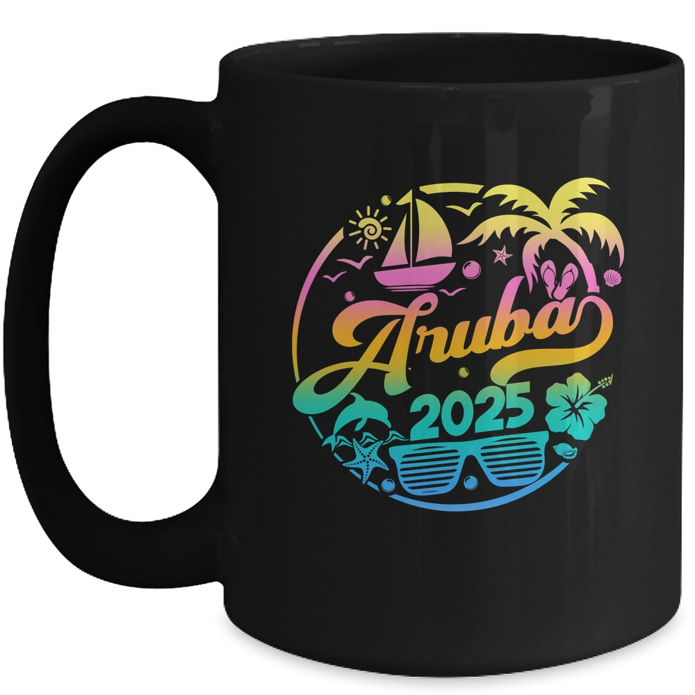 Aruba 2025 Family Vacation Beach Matching Group Mug | siriusteestore
