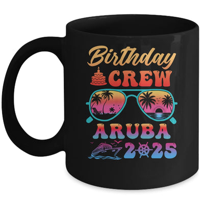 Aruba Birthday Crew Vacation Cruise 2025 Summer Trip Group Mug | siriusteestore