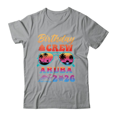Aruba Birthday Crew Vacation Cruise 2026 Summer Trip Group Shirt & Tank Top | siriusteestore