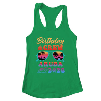 Aruba Birthday Crew Vacation Cruise 2026 Summer Trip Group Shirt & Tank Top | siriusteestore