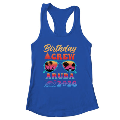 Aruba Birthday Crew Vacation Cruise 2026 Summer Trip Group Shirt & Tank Top | siriusteestore