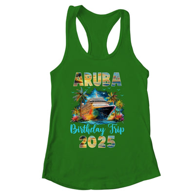 Aruba Birthday Trip 2025 Birthday Cruise Vacation Party Shirt & Tank Top | siriusteestore
