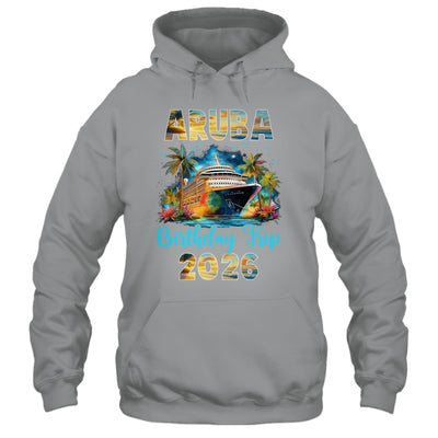 Aruba Birthday Trip 2026 Birthday Cruise Party Vacation Shirt & Tank Top | siriusteestore