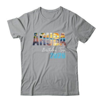 Aruba Birthday Trip 2026 Vacation Party Crew Cruise Shirt & Tank Top | siriusteestore