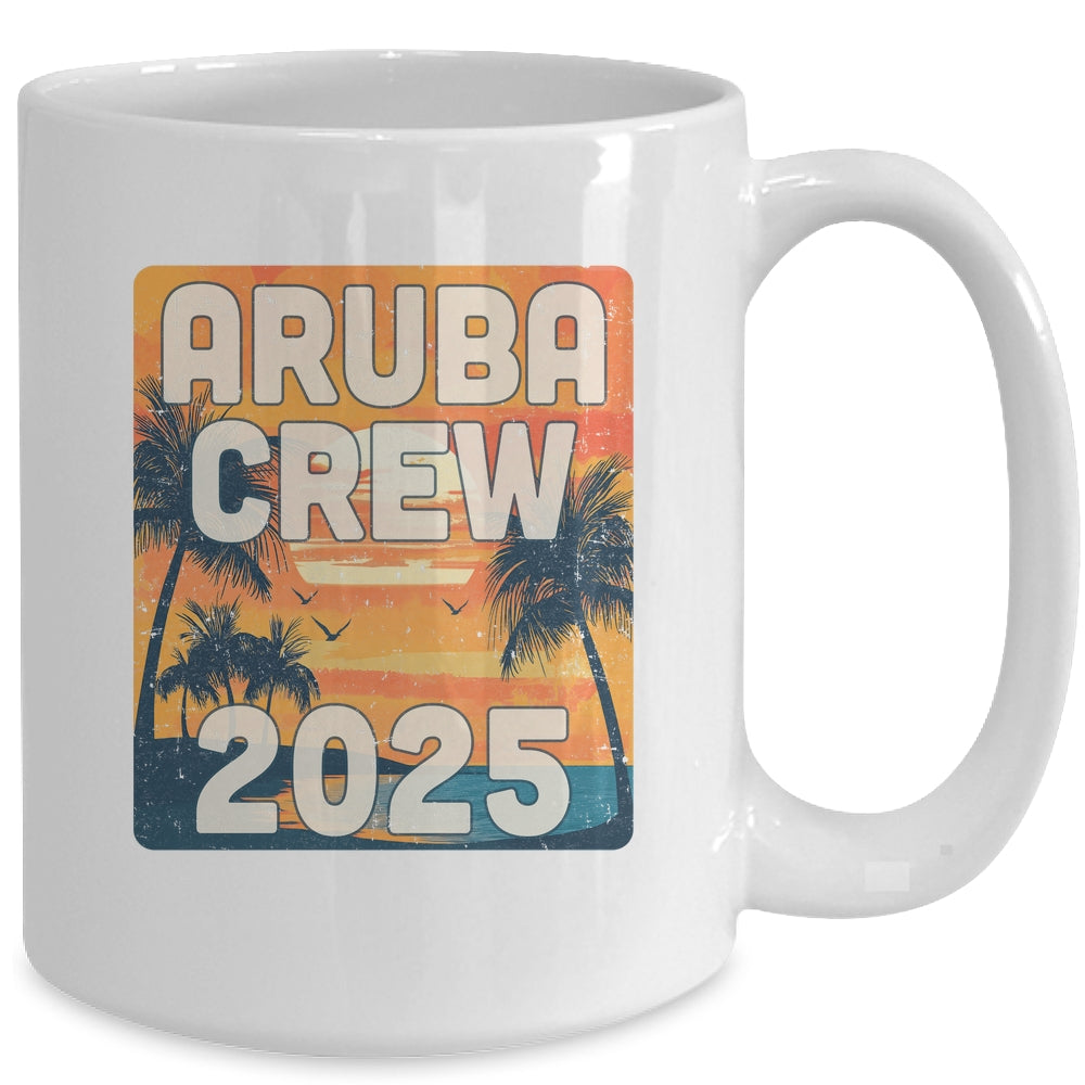 Aruba Crew 2025 Vacation Matching Group Travelers Trip Mug | siriusteestore