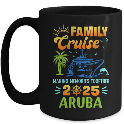 Aruba Cruise 2025 Family Friends Group Vacation Matching Mug | siriusteestore