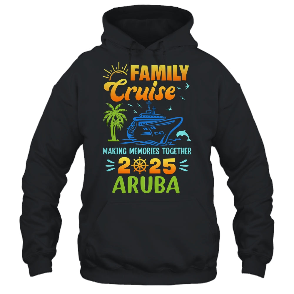 Aruba Cruise 2025 Family Friends Group Vacation Matching Shirt & Tank Top | siriusteestore