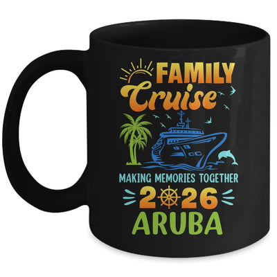 Aruba Cruise 2026 Family Friends Group Vacation Matching Mug | siriusteestore