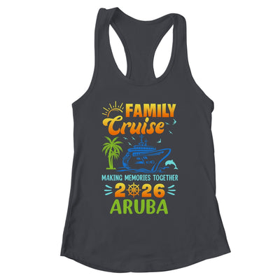 Aruba Cruise 2026 Family Friends Group Vacation Matching Shirt & Tank Top | siriusteestore