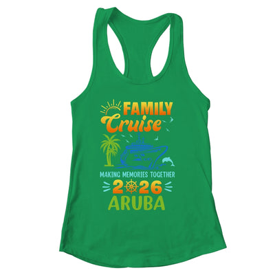 Aruba Cruise 2026 Family Friends Group Vacation Matching Shirt & Tank Top | siriusteestore