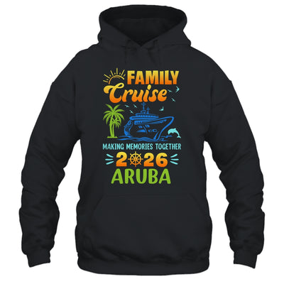 Aruba Cruise 2026 Family Friends Group Vacation Matching Shirt & Tank Top | siriusteestore