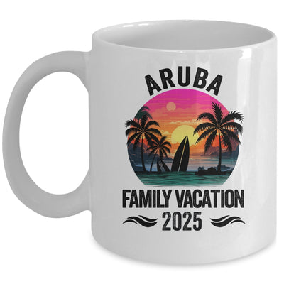 Aruba Family Vacation 2025 Matching Outfits Beach Summer Mug | siriusteestore