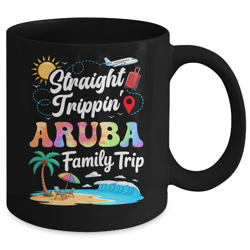 Aruba Family Vacation 2025 Straight Trippin Trip Mug | siriusteestore