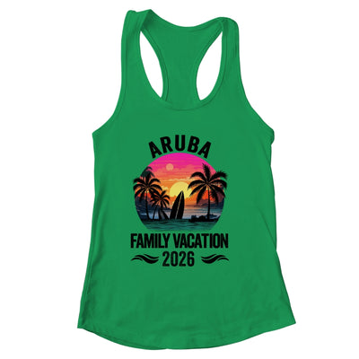 Aruba Family Vacation 2026 Matching Outfits Beach Summer Shirt & Tank Top | siriusteestore