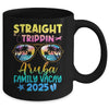 Aruba Family Vacay Vacation 2025 Straight Trippin Mug | siriusteestore