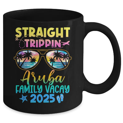 Aruba Family Vacay Vacation 2025 Straight Trippin Mug | siriusteestore