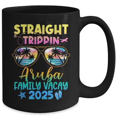 Aruba Family Vacay Vacation 2025 Straight Trippin Mug | siriusteestore