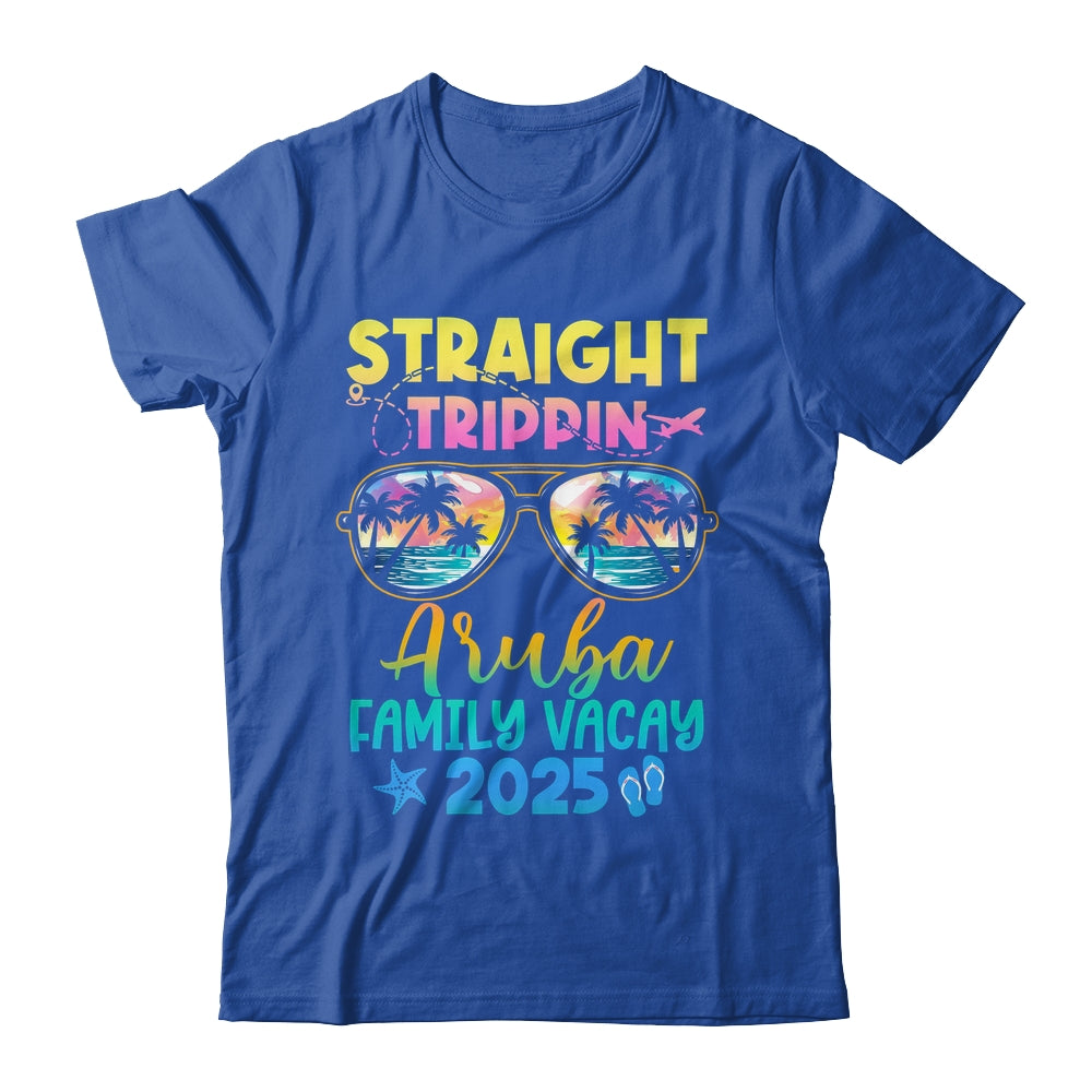 Aruba Family Vacay Vacation 2025 Straight Trippin Shirt & Tank Top | siriusteestore