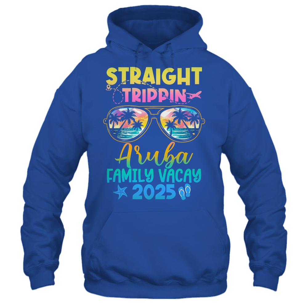 Aruba Family Vacay Vacation 2025 Straight Trippin Shirt & Tank Top | siriusteestore