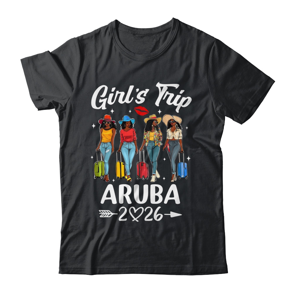 Aruba Girls Trip 2026 Birthday Squad Women Vacation Shirt & Tank Top | siriusteestore