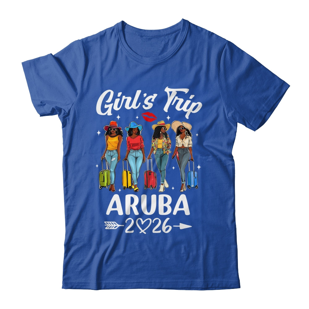 Aruba Girls Trip 2026 Birthday Squad Women Vacation Shirt & Tank Top | siriusteestore
