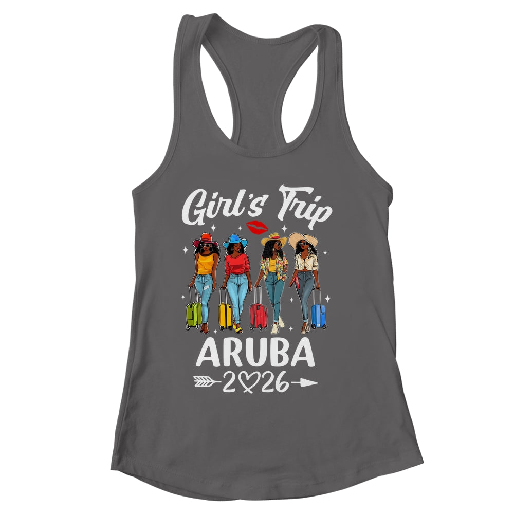 Aruba Girls Trip 2026 Birthday Squad Women Vacation Shirt & Tank Top | siriusteestore
