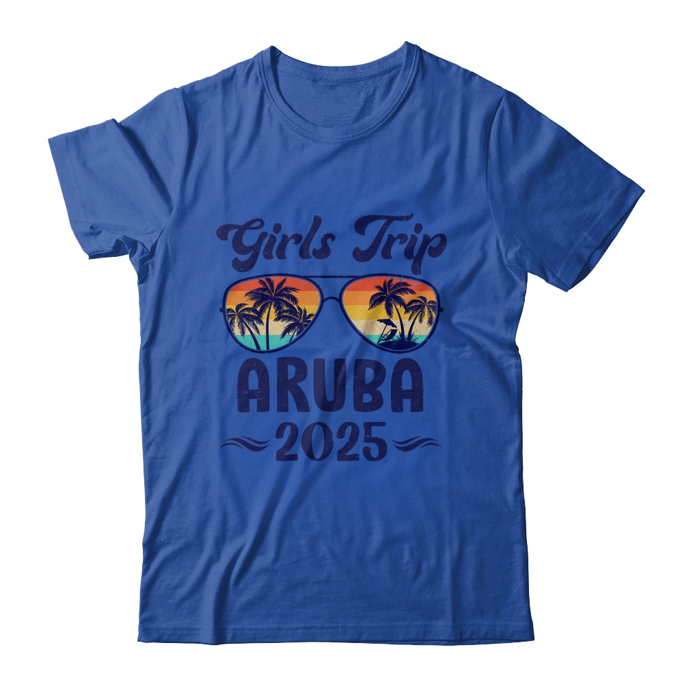 Aruba Girls Trip Beach Vacation 2025 Matching Group Shirt & Tank Top | siriusteestore