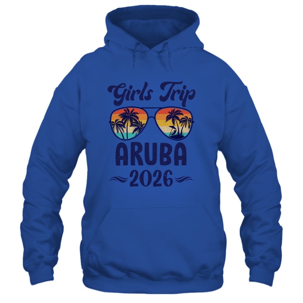 Aruba Girls Trip Beach Vacation 2026 Matching Group Shirt & Tank Top | siriusteestore